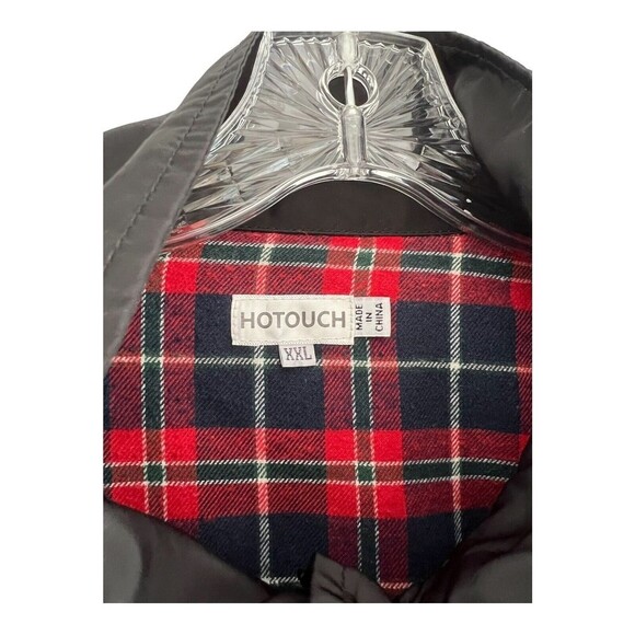 Hotouch Man Jacket Size XXL Windbreaker Black Full Zipper - Picture 3 of 8